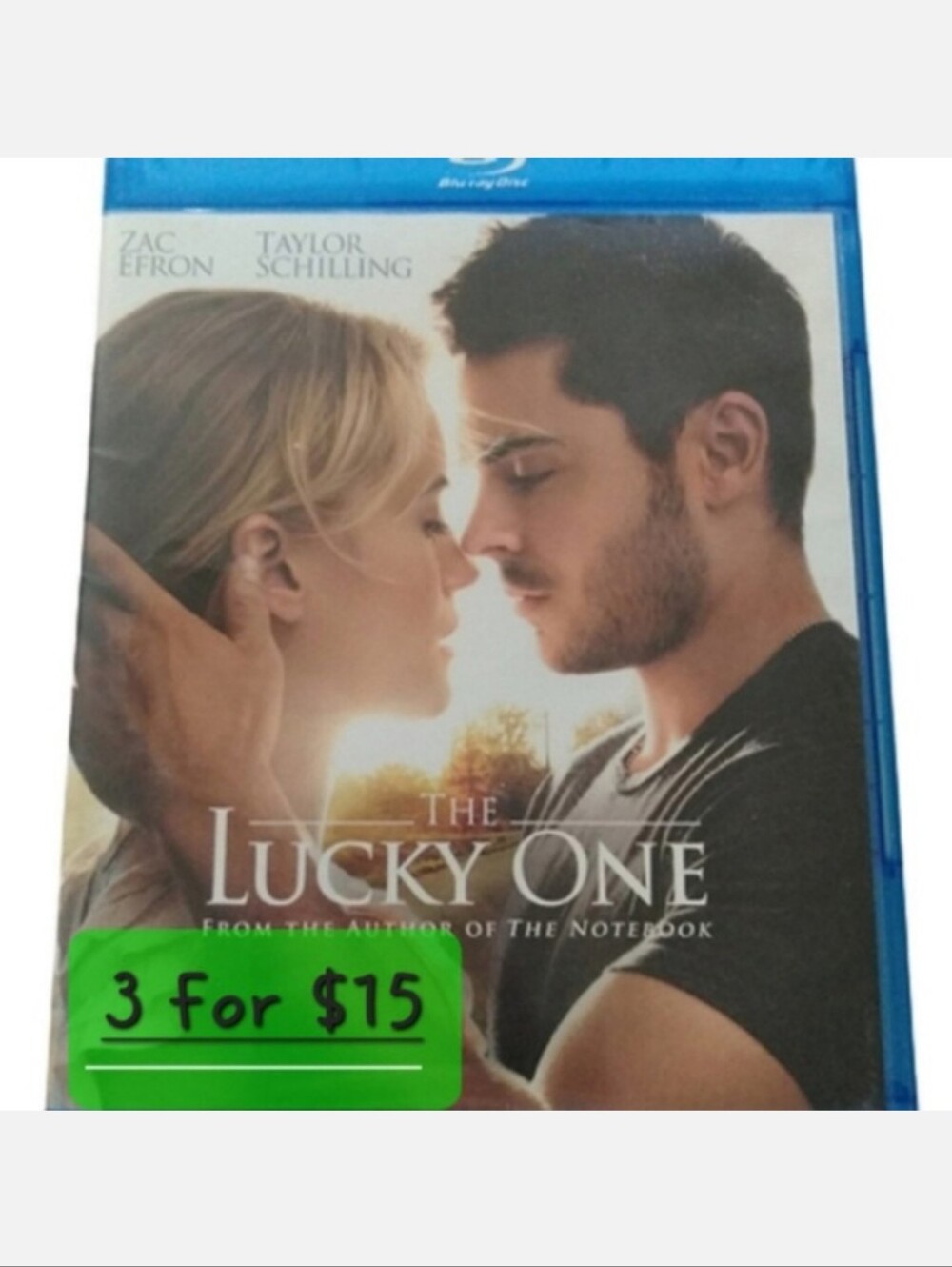 The Lucky One Movie Film Blu-ray DVD Romance Date Night Zac Efron WB